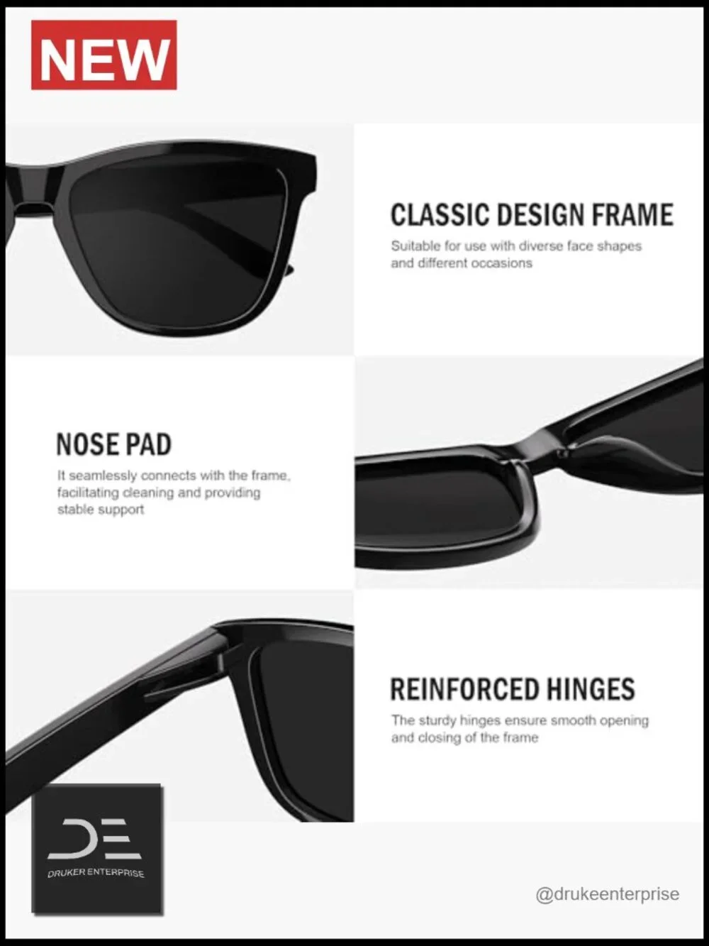 Classic Retro Polarized UV Protection Driving Sunglasses